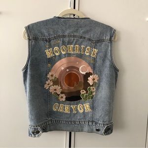 Rue De Seine Moonrise Canyon Denim Vest